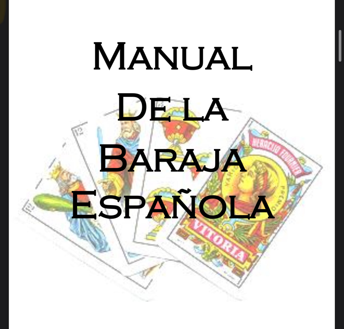 Baraja española tarot