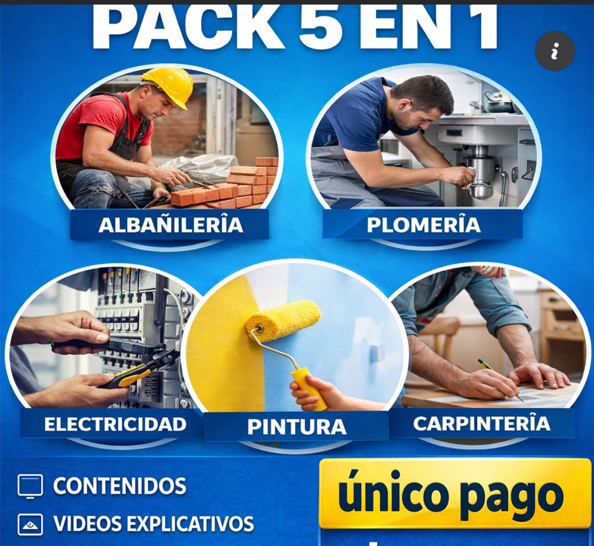 MEGAPACK DE OFICIOS PARA QUE TE CAPACITES - AMPLIA SALIDA LABORAL 🚀