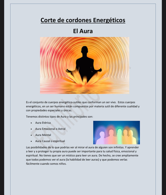 Corte de cordones energéticos : El Aura