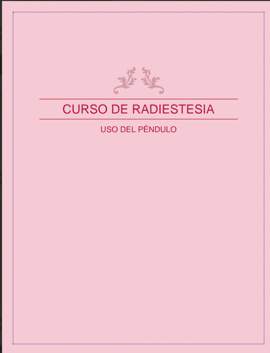 Curso hermoso