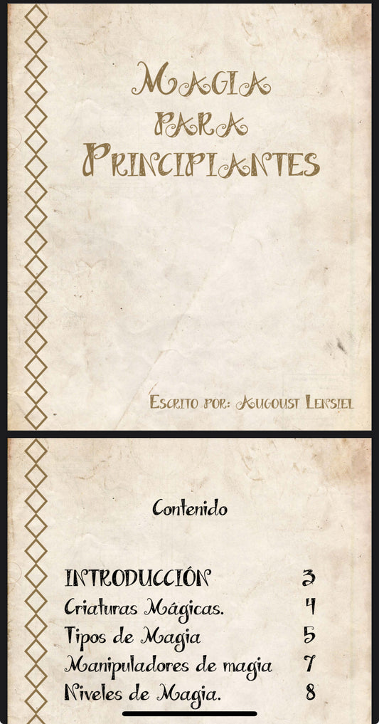 Magia para principiantes