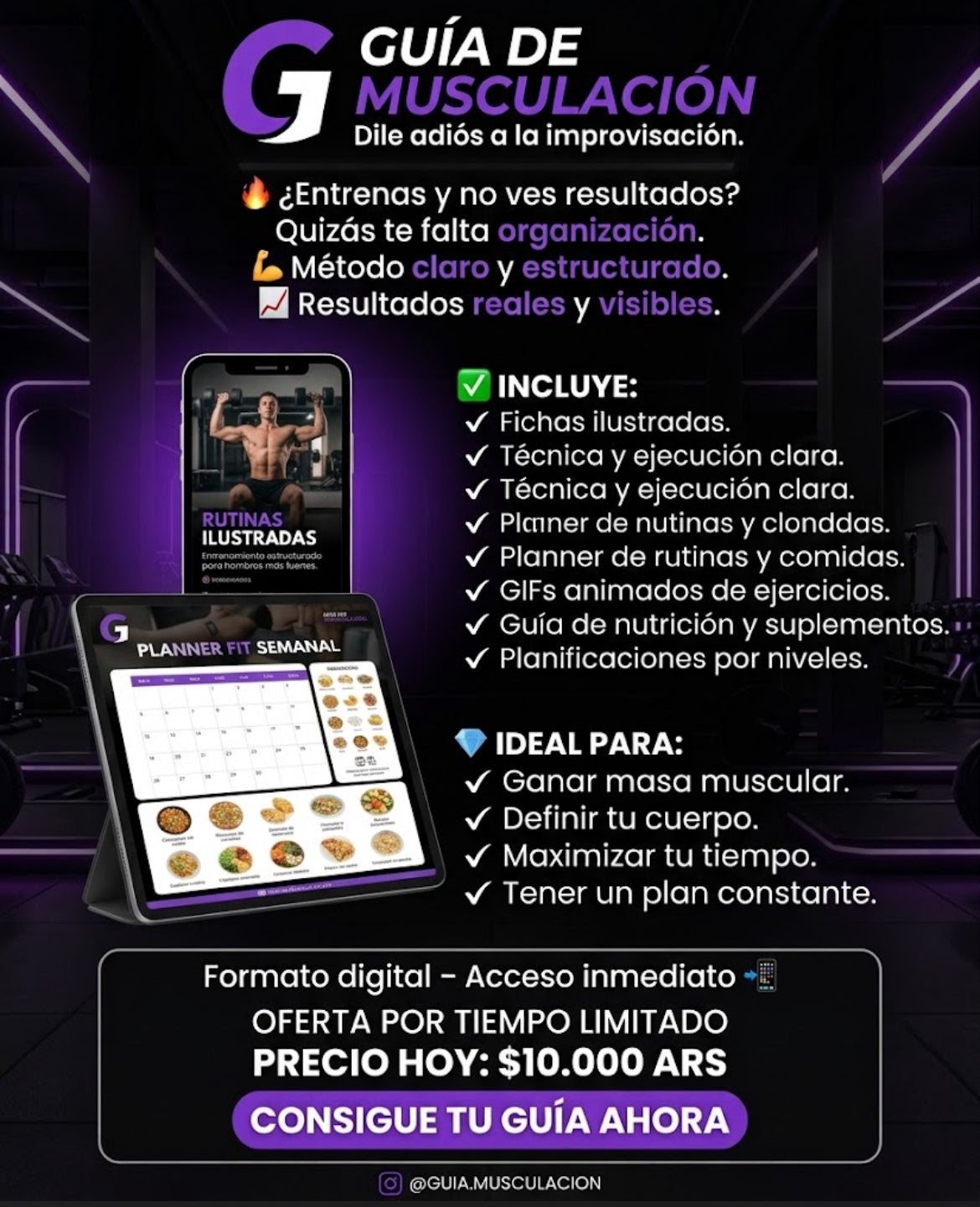Transforma tu físico , Guía de Musculación Estratégica