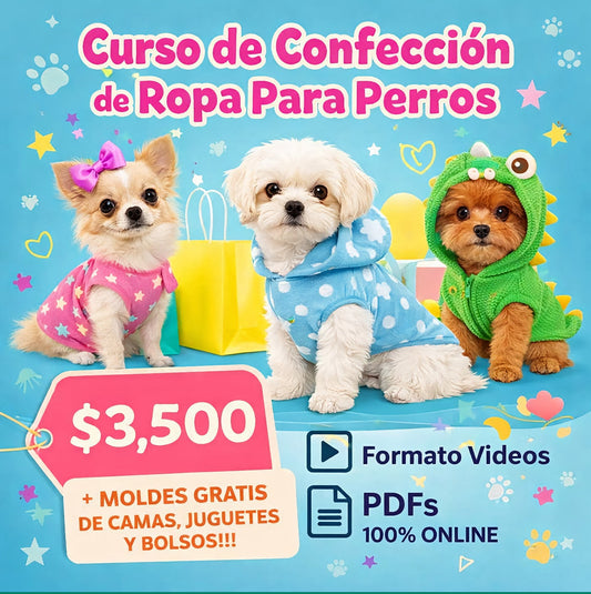Curso de confección de ropa para Perros