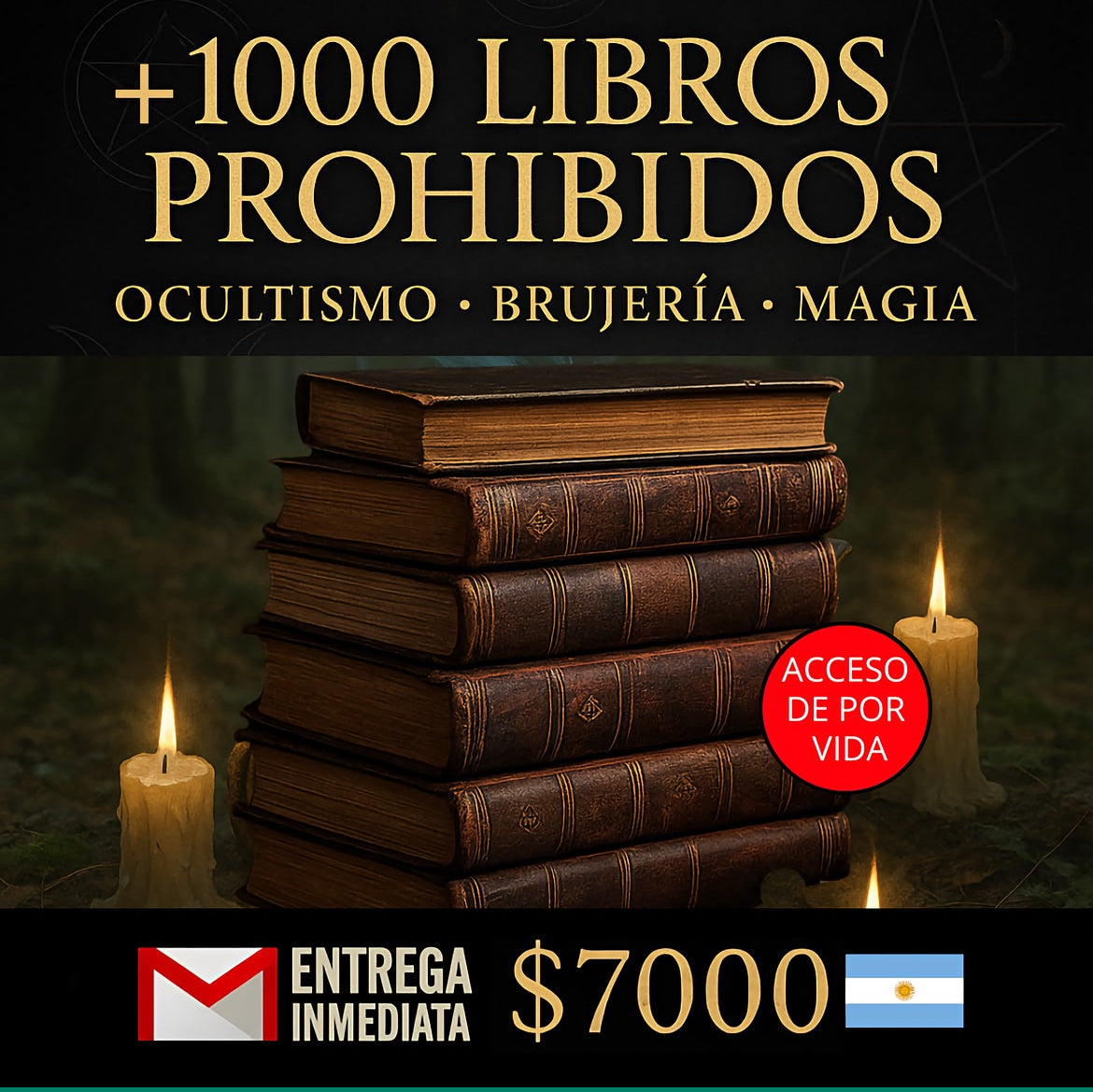 MEGA PACK libros prohibidos Ocultismo - Brujeria - Magia