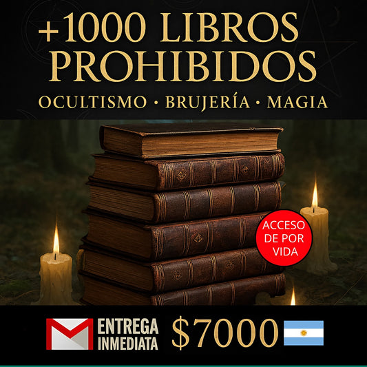 MEGA PACK libros prohibidos Ocultismo - Brujeria - Magia