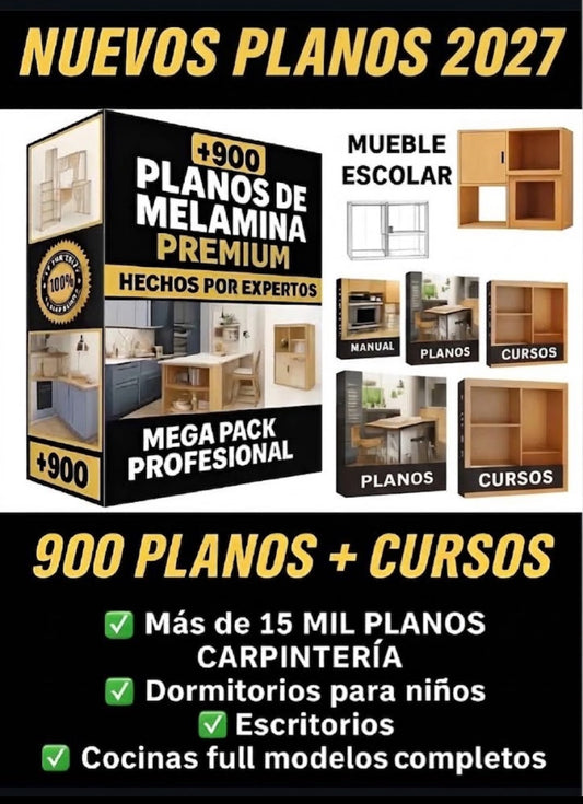Curso Digital Planos De Melamina -