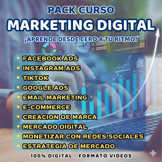 ⭐PACK CURSO MARKETING DIGITAL⭐