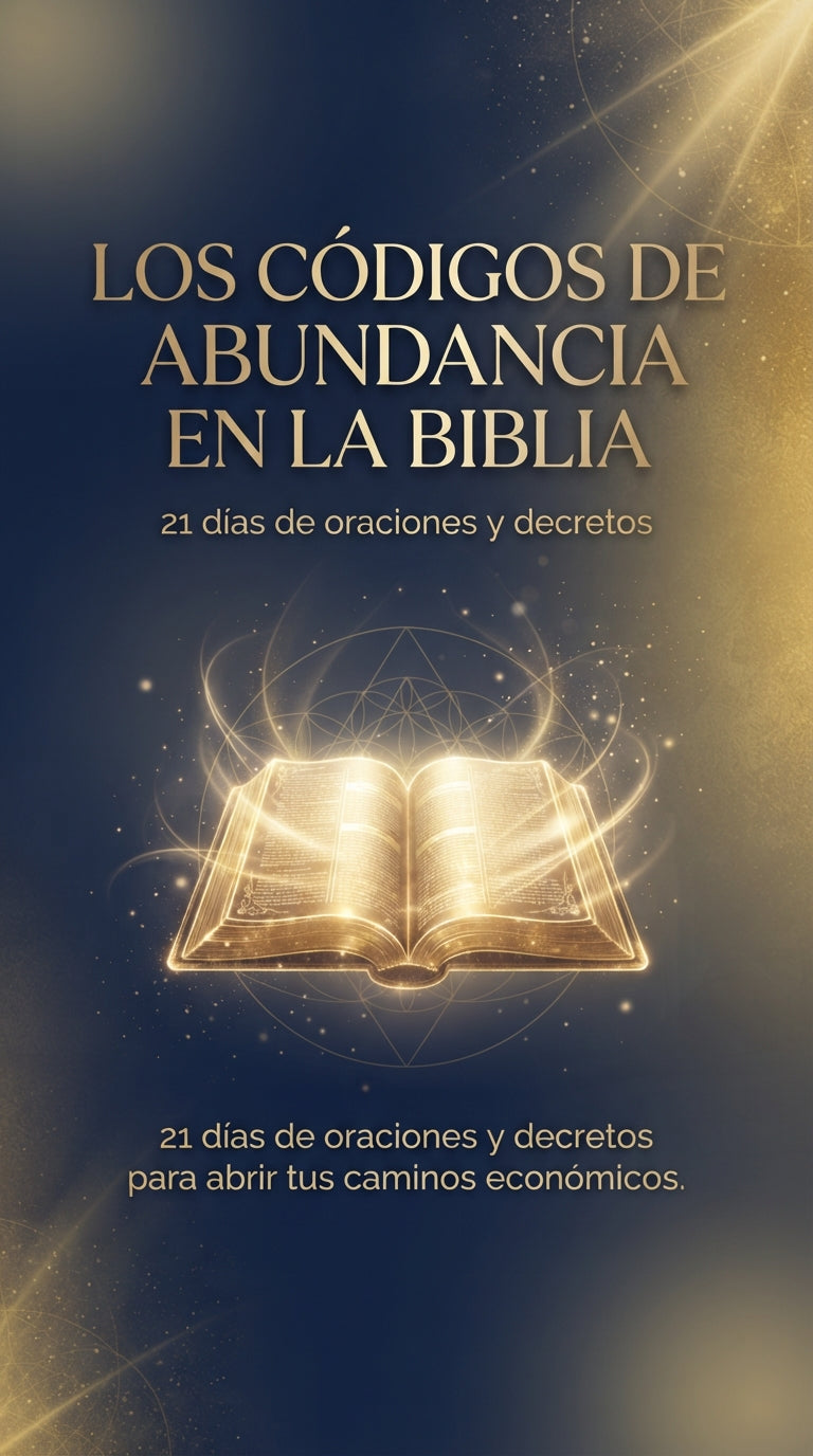 Los Códigos de Abundancia en la Biblia : 21 días de oraciones y decretos para abrir tus caminos económicos.