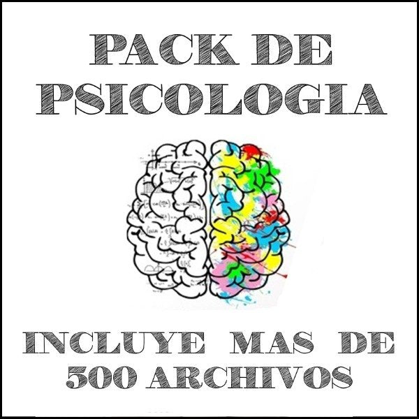 CURSO COMPLETO DE PSICOLOGIA MAS DE 500 ARCHIVOS